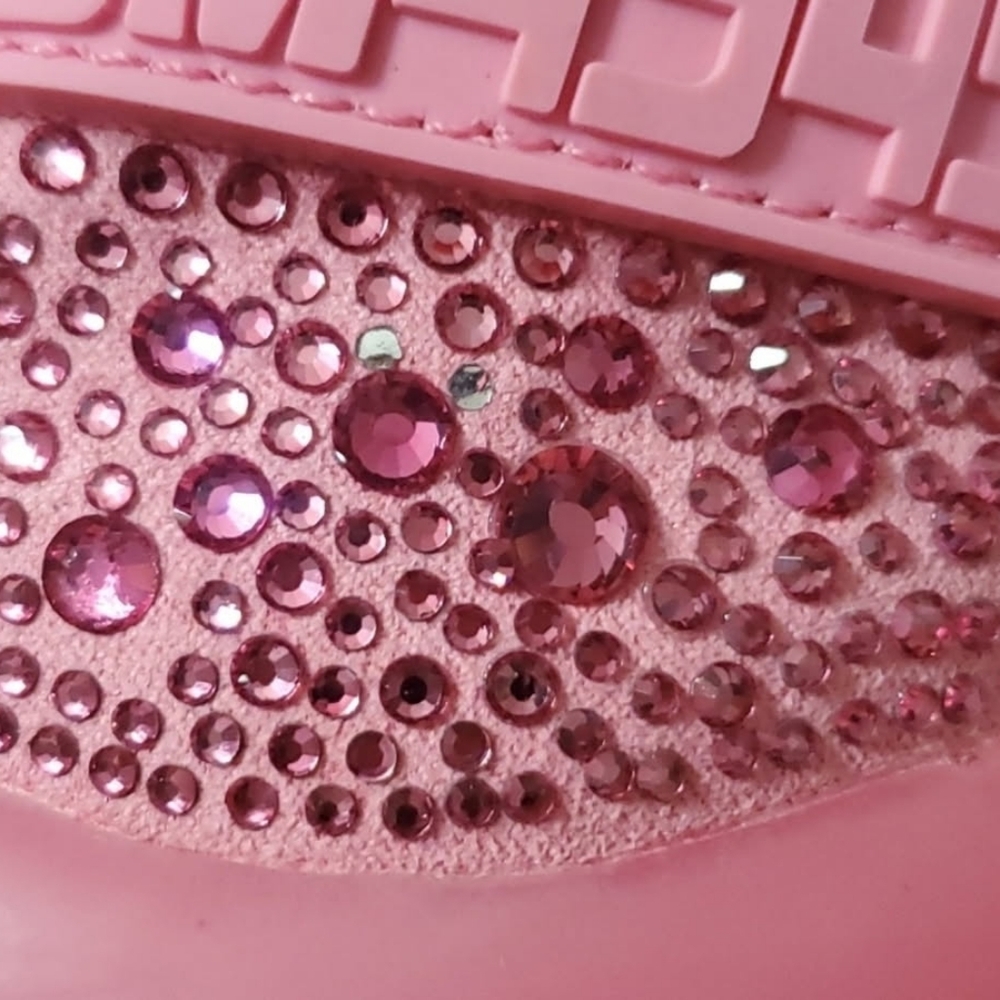 Steve Madden Maxima SM NY90 Pink Stone Sneakers Size 8 - Picture 12 of 13